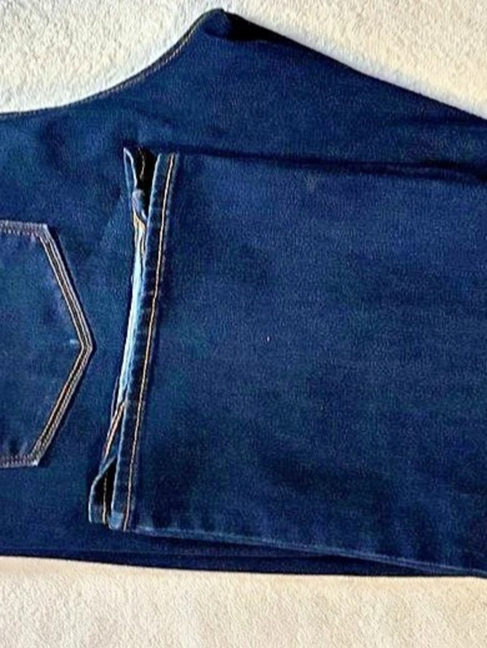 Old Navy Mid-Rise Kicker Boot-Cut Jeans Dark Blue Waist 18 Long